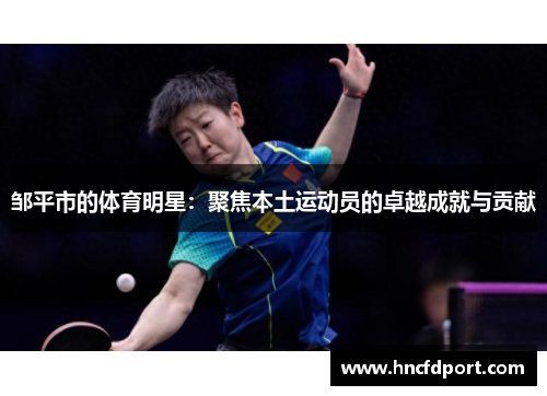 邹平市的体育明星：聚焦本土运动员的卓越成就与贡献